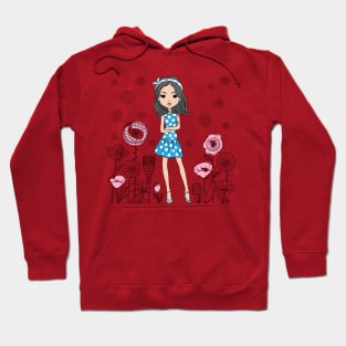 Cute fashion girl Hoodie